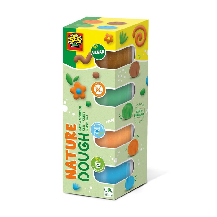 SES CREATIVE Pâte à modeler Feel good Nature (4x90gr)