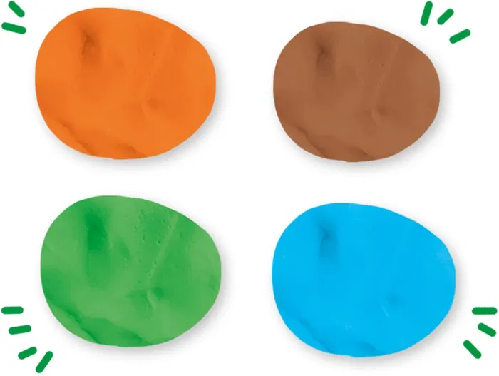 SES CREATIVE Pâte à modeler Feel good - Lot de 4 pots de 90 g - Végane, sans gluten, lavable - Pour enfants à partir de 3 ans - Couleurs naturelles SES CREATIVE Pâte à modeler Feel good - Lot de 4 pots de 90 g - Végane, sans gluten, lavable - Pour enfants à partir de 3 ans - Couleurs naturelles