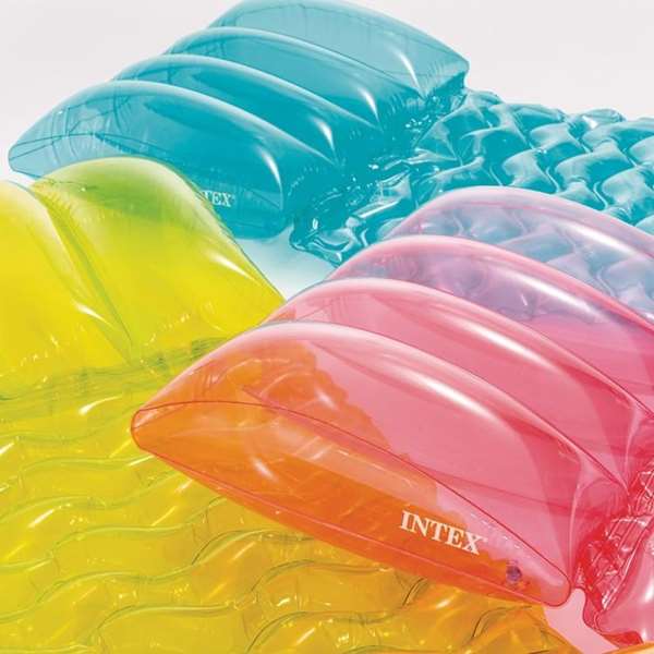 Intex Matelas de hamac transparent PVC 89 x 173 cm - Modèles assortis (+14 ans)