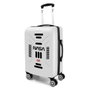 Karactermania Maleta cabina nasa abs 4r Spaceship, Valise cabine rigide 4 roues, 55x38x20 cm, Matériaux ABS et Polyester, Blanc