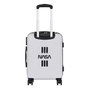 Karactermania Maleta cabina nasa abs 4r Spaceship, Valise cabine rigide 4 roues, 55x38x20 cm, Matériaux ABS et Polyester, Blanc