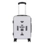Karactermania Maleta cabina nasa abs 4r Spaceship, Valise cabine rigide 4 roues, 55x38x20 cm, Matériaux ABS et Polyester, Blanc