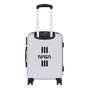 Karactermania Maleta cabina nasa abs 4r Spaceship, Valise cabine rigide 4 roues, 55x38x20 cm, Matériaux ABS et Polyester, Blanc