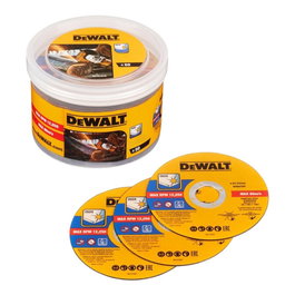 Dewalt Disque à tronçonner plat acier inox Ø125 x 1 x 22,23 mm 12 250 tr/min 50 pièces