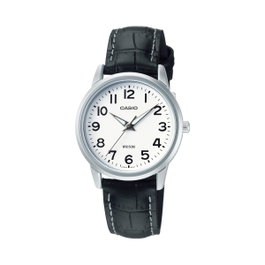 Casio LTP-1303PL-7BVEG avec bracelet en cuir noir