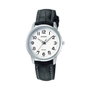 Casio LTP-1303PL-7BVEG avec bracelet en cuir noir