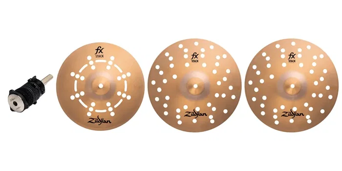 Zildjian Stack 12" FX avec Système de Montage Cymbolt – Pack 3 Cymbales Splash 8/10/12" B8 Thin Finition Traditionnelle Zildjian Stack 12" FX avec Système de Montage Cymbolt – Pack 3 Cymbales Splash 8/10/12" B8 Thin Finition Traditionnelle