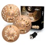 Zildjian Stack 12" FX avec Système de Montage Cymbolt – Pack 3 Cymbales Splash 8/10/12" B8 Thin Finition Traditionnelle