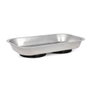 Workpro Bandeja métallique rectangulaire magnétique en acier inoxydable 238 x 137 x 40 mm