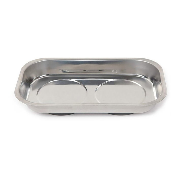 Workpro Bandeja métallique rectangulaire magnétique en acier inoxydable 238 x 137 x 40 mm Workpro Bandeja métallique rectangulaire magnétique en acier inoxydable 238 x 137 x 40 mm