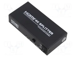 QOLTEC Multiprise HDMI 1.4 Noir