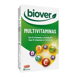 BIOVER Multivitamines 30 comprimés