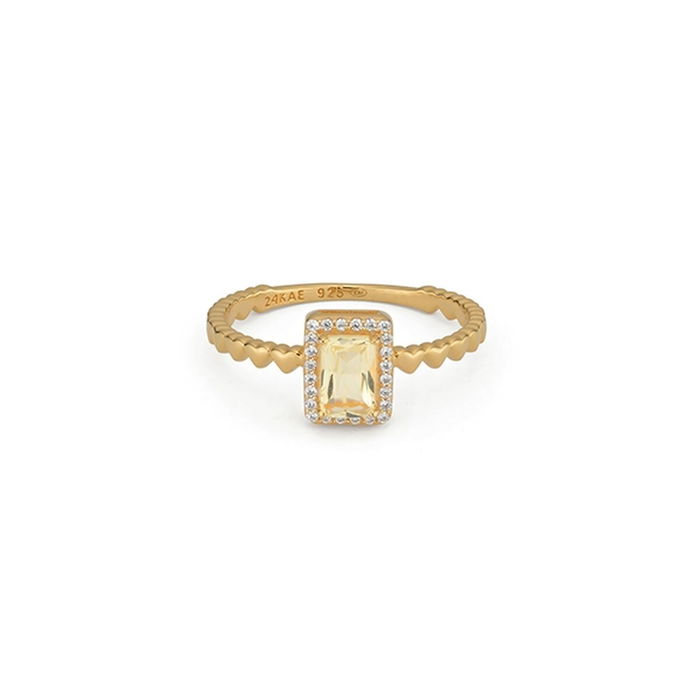 Bague Femme 24KAE 12472Y/56 16 Doré Bague Femme 24KAE 12472Y/56 16 Doré