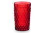 Vivalto Verre Diamant Rouge 370 ml 8 x 12.5 x 8 cm (Set de 24)