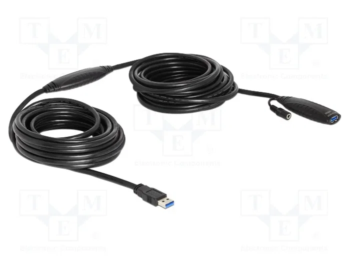 DELOCK Câble USB A vers DC 10m Noir DELOCK Câble USB A vers DC 10m Noir