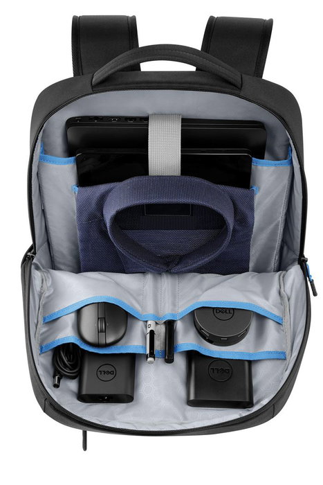 Dell Pro Slim Backpack 15 PO1520PS - Sac à dos slim 15 pouces pour ordinateur portable, 558 g, noir