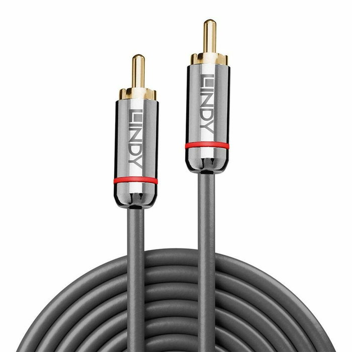 Lindy Câble Audio numérique RCA Cromo Line 1m - Anthracite Lindy Câble Audio numérique RCA Cromo Line 1m - Anthracite