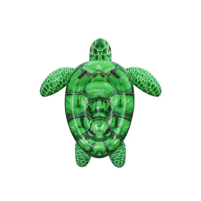 Bestway Bouée à chevaucher Tortue Tidal Turtle - Bouée géante pour enfant à partir de 3 ans - PVC - 153 x 140 x 38 cm