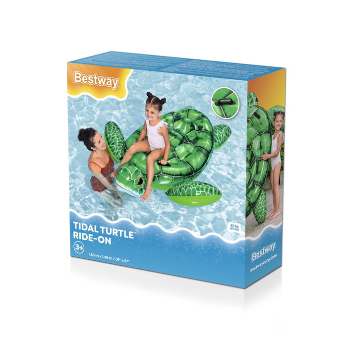 Bestway Bouée à chevaucher Tidal Turtle - Tortue Verte