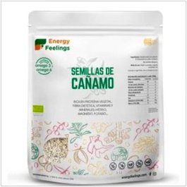 ENERGY FEELINGS Graines de chanvre BIO ECO VEGAN SG 1 kg