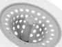 Kinvara Lot de 2 Filtres pour Évier 2 Couleurs Gris et Noir 12x30x3 cm Plastique Silicone Acier Inoxydable SS202 (Set de 12)