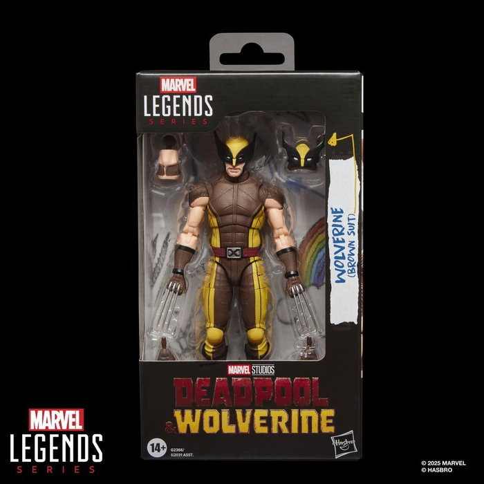 Deadpool & Wolverine Marvel Legends figurine Wolverine (Brown Suit) 15 cm