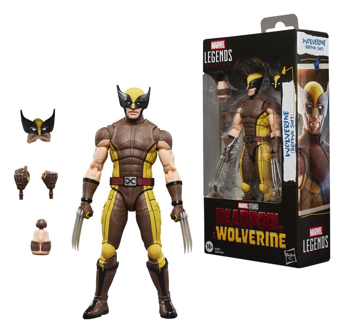 Deadpool & Wolverine Marvel Legends figurine Wolverine (Brown Suit) 15 cm