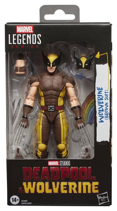 Deadpool & Wolverine Marvel Legends figurine Wolverine (Brown Suit) 15 cm
