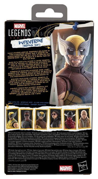 Deadpool & Wolverine Marvel Legends figurine Wolverine (Brown Suit) 15 cm