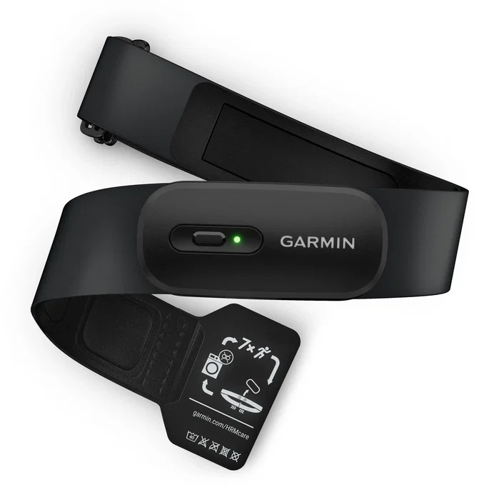 Garmin HRM 200 - Ceinture cardiofréquencemètre avec Bluetooth pour sports - Taille M à XL - Autonomie 1 an - Compatible montres et applications