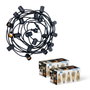 New Garden Allegra Guirlande Lumineuse 220V avec 20 Douilles E27, Noir