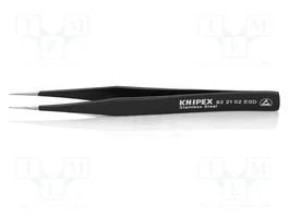 KNIPEX Pince à épiler ESD droite à bec pointu 128mm