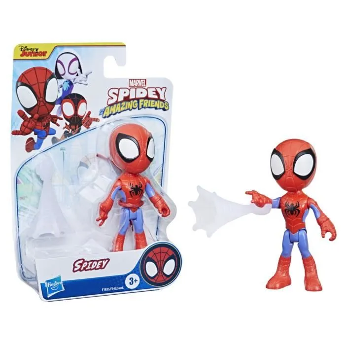 Hasbro - Figurine Marvel Spidey and His Amazing Friends de 10 cm avec accessoire, pour enfants à partir de 3 ans Hasbro - Figurine Marvel Spidey and His Amazing Friends de 10 cm avec accessoire, pour enfants à partir de 3 ans