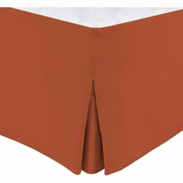 Home Linge Passion Cache sommier Terracotta 180 x 200 cm + 30 cm