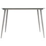 Home Deco Factory Mesa Cristal Gris 110x70 cm
