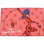 Fun House Tapis Miraculous Ladybug - 120 x 80 cm - Multicolore - Lavable en surface - Pour chambre d'enfant