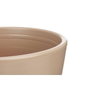 IBERGARDEN Set de 2 maceteros en céramique conique beige