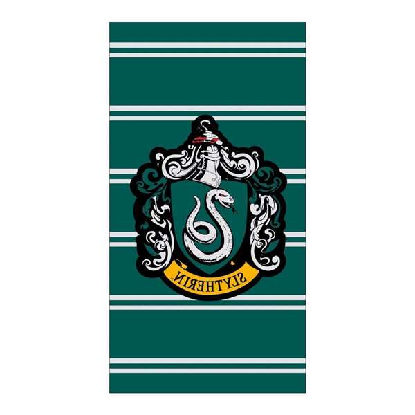 Cerdá Serviette de bain en microfibre à thème Harry Potter, couleur verte, pour enfants à partir de 3 ans