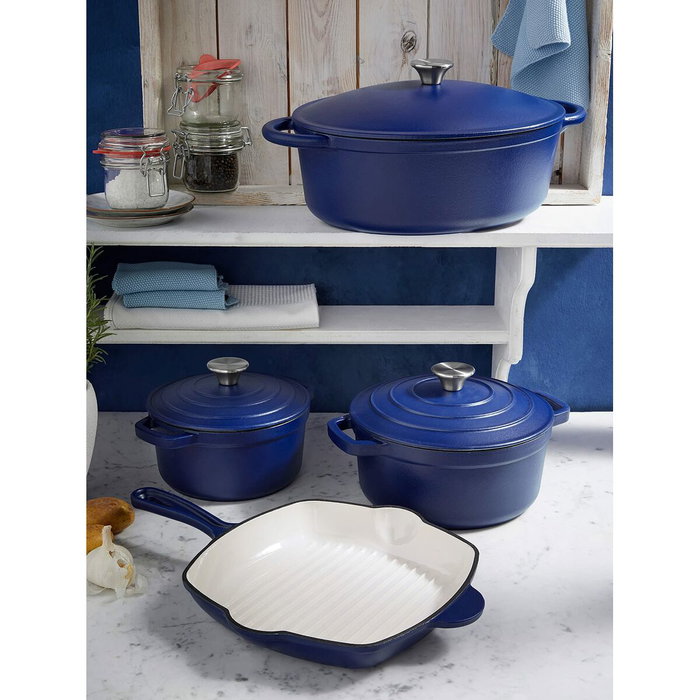 GSW Marmite Ronde Blue Magic 24 cm Bleu