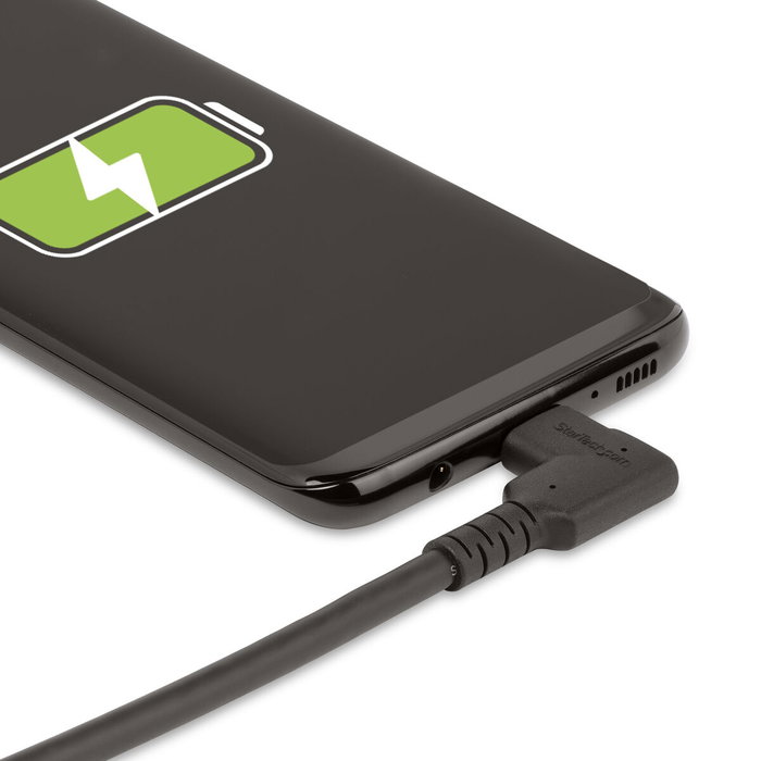 StarTech.com Câble USB-C RUSB315CC2MBR 2m Noir à angle droit