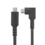 Startechcom RUSB315CC2MBR Câble USB-C coudé à droite 2 m - USB 3.2, 5 Gbps, DisplayPort 4K 60Hz, Power Delivery 100W