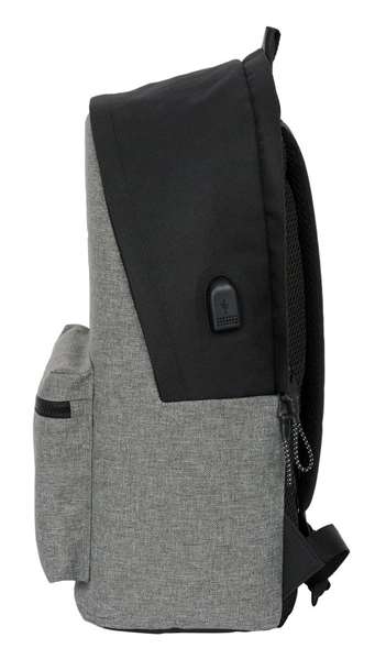Ecko Unltd. Sac à dos double pour ordinateur portable 15,6 pouces avec port USB, modèle Rhino 31x44x18 cm