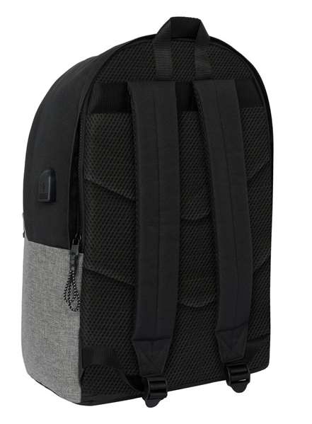 Ecko Unltd. Sac à dos double pour ordinateur portable 15,6 pouces avec port USB, modèle Rhino 31x44x18 cm