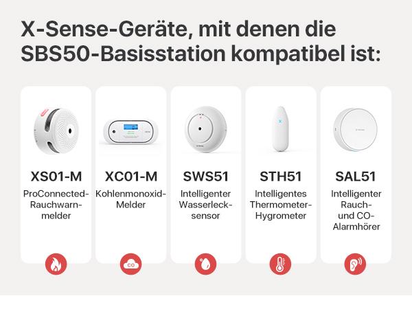 X-Sense Smart home control SBS50 / ZASXS00104WEU Blanc