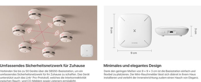 X-Sense Smart home control SBS50 / ZASXS00104WEU Blanc