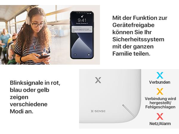 X-Sense Smart home control SBS50 / ZASXS00104WEU Blanc