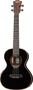 LAG Tiki Uku Tenor A/E Ukulélé Électro-Acoustique avec Fond Arqué