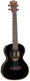 LAG Tiki Uku Tenor A/E Ukulélé Électro-Acoustique avec Fond Arqué