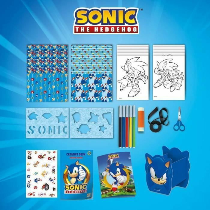 Lisciani Giochi Kit de bureau créatif Sonic Lisciani Giochi Kit de bureau créatif Sonic