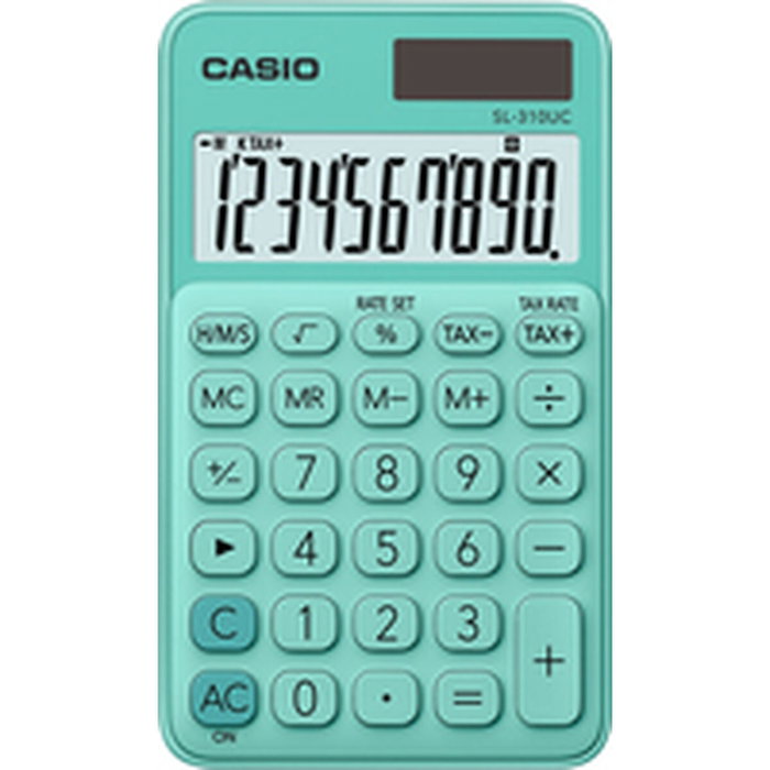 Calculatrice Casio SL-310UC-GN BOX Vert Plastique